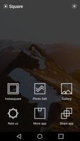 ▣ Square - Photo Editor for insta (Crop / Filter) Affiche