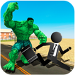 Pahlawan luar biasa vs stickman crime hero