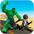 Incredible Monster vs Stickman Crime Hero 아이콘