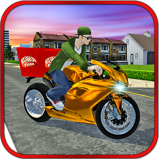 Moto Pizza Delivery Boy 3D
