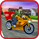 Moto pizza livraison garçon 3d APK