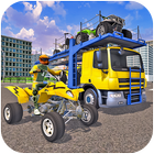 Atv Quad Moto 3D Transport: Truck Drive Simulator icône