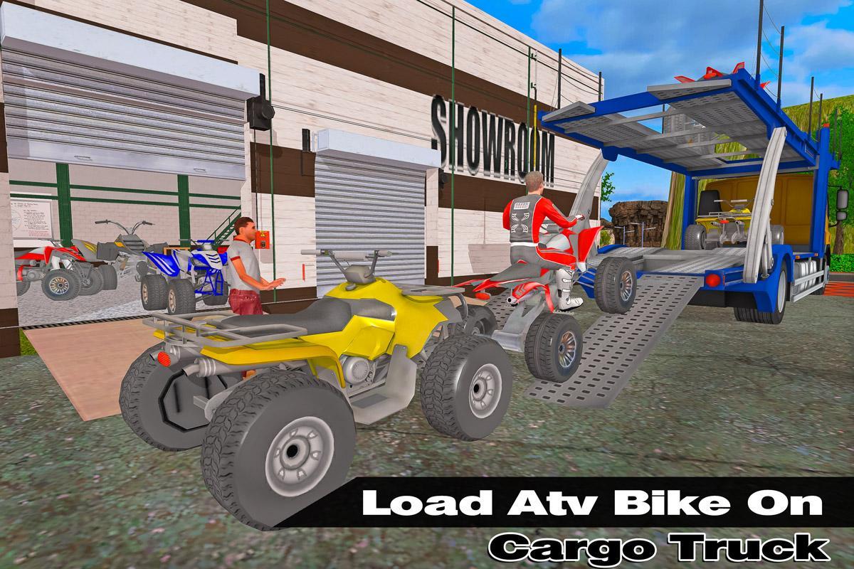Atv Quad Moto 3D Transport: Truck Drive Simulator APK pour Android  Télécharger