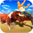Angry Bull Fighting 2017 icône