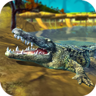 Crocodile familia sim icono