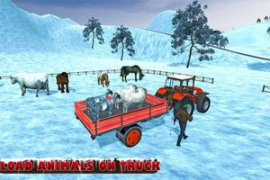 Farm Animals Tractor Transport 포스터