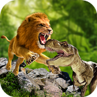 آیکون‌ Ultimate Lion vs Dinosaur: Wild Adventure