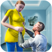 Virtuele zwangere moeder: Happy Family Fun