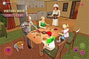 Virtual Mom Family Babysitter Game تصوير الشاشة 1
