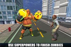 Poster Monster Hero vs Zombies - Final City Battle