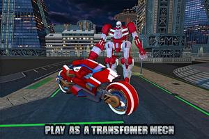 Moto Robot Transforming Hero capture d'écran 3