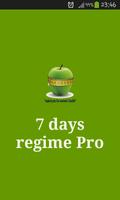 7 days regime pro Affiche