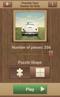 Puzzles Cars Games for Kids screenshot 1