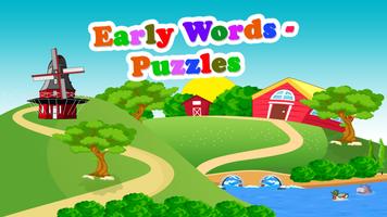 Early Words - Puzzles Free poster
