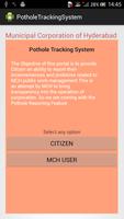 GHMC Pothole Tracking System poster