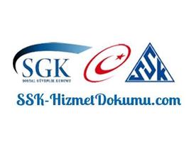 SSK Hizmet Dökümü gönderen