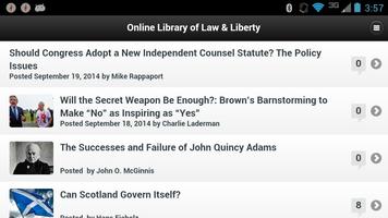 Library of Law & Liberty تصوير الشاشة 2