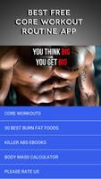 Core Workout Apps Affiche