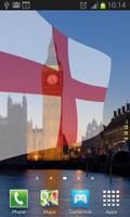 England Flag Affiche