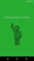 Cricket Umpire Counter Affiche