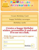 Happy birthday with name screenshot 1