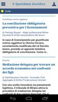 Notizie Quotidiano Giuridico screenshot 1