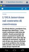 Notizie Quotidiano Giuridico Screenshot 2