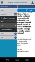 Notizie Quotidiano Giuridico screenshot 3