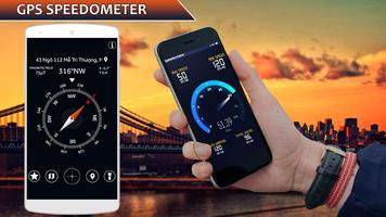 GPS Speedometer Map Route Trip Gide 포스터