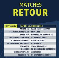 Calendrier Ligue 1  2018-2019 screenshot 1