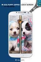2 Schermata Dog Puppy Zipper Lock Screen
