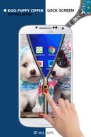 Dog Puppy Zipper Lock Screen تصوير الشاشة 3