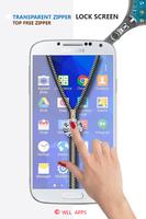 Transparent Zipper Screen Lock скриншот 3