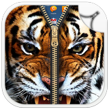 Tiger Zipper Screen Lock icône
