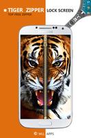 Tiger Zipper Screen Lock captura de pantalla 2