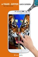 Tiger Zipper Screen Lock اسکرین شاٹ 3