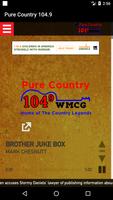 Pure Country 104.9 الملصق