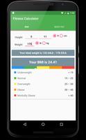 BMI & Body Fat Calculator Cartaz