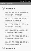 WM 2014 Spielplan screenshot 1