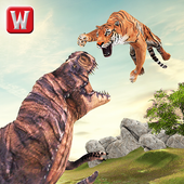 Tiger vs Dinosaur Adventure 3D APK MOD