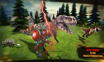 Robot Dinosaur Transform Future Underwater Game screenshot 1