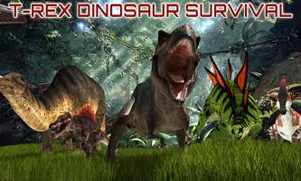 T-Rex Dinosaur Survival Sim 3D تصوير الشاشة 1