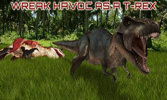T-Rex Dinosaur Survival Sim 3D скриншот 2