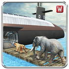 Transporte animales submarinos icono