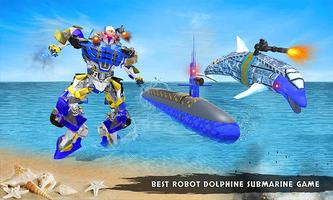 Robot Dolphin Transform Submarine: Army Robot Game Plakat