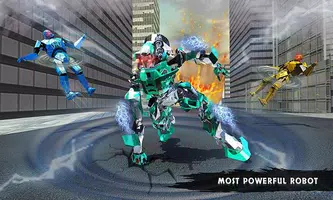 US Army Robot Shark Submarine Transform Robot Game ảnh chụp màn hình 4