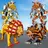 US Police Lion Robot vs Tiger Robot Wars Transform APK