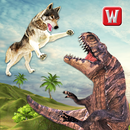 The Wolf vs Dinosaur Adventure aplikacja