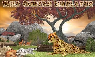 Wild Cheetah Hunt Simulator 3D plakat