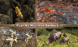Wild Life Animals Adventure Poster